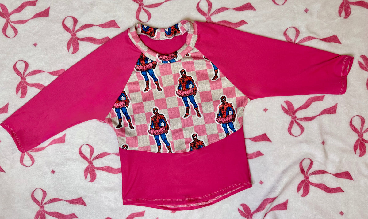 Spidey Tutu Raglan 18/24m