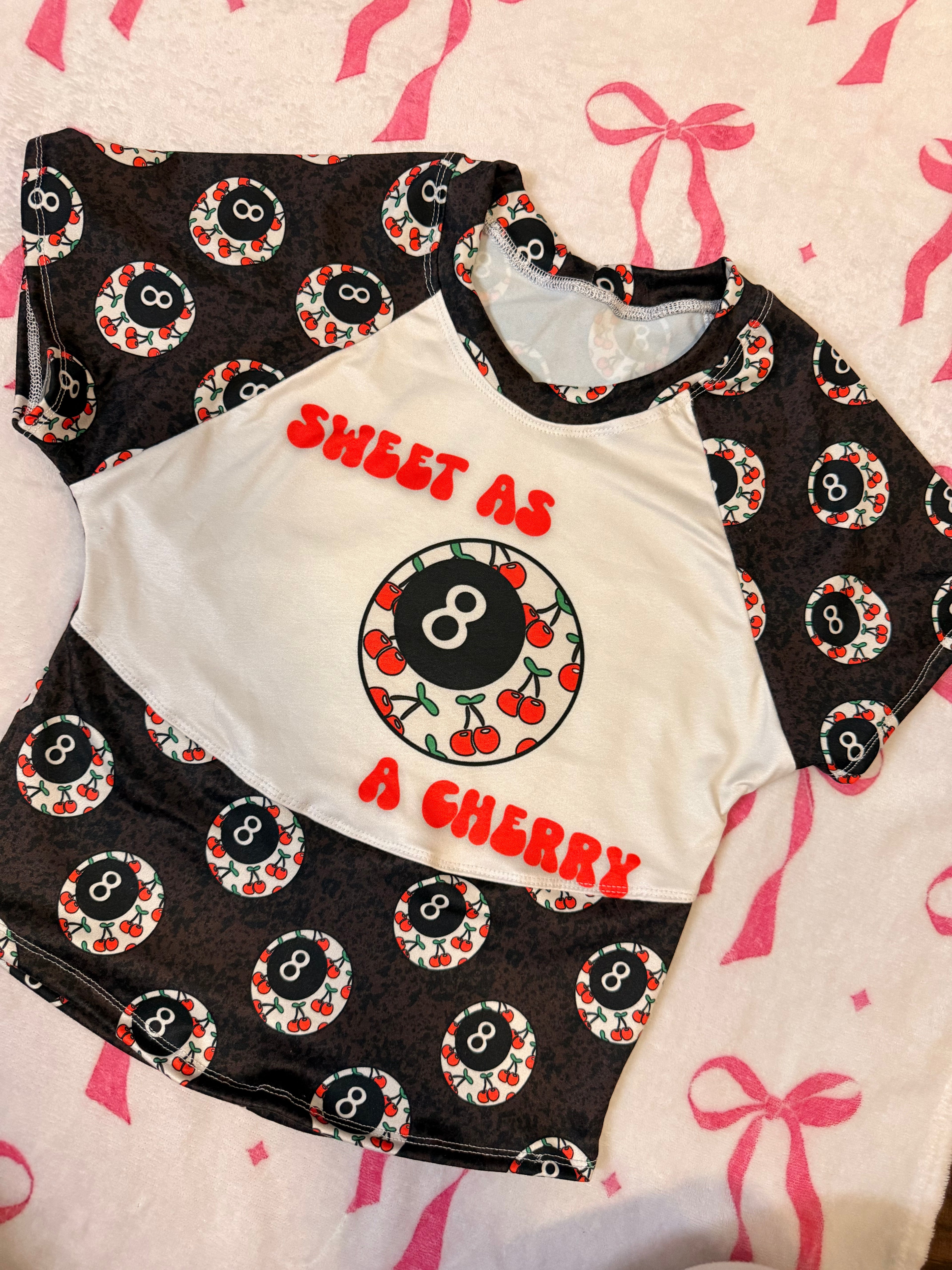 Sweet as a cherry size 3t Raglan
